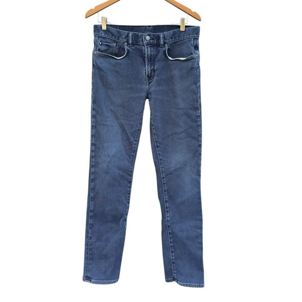 Banana Republic Men's Slim Stretch Denim Pants in Blue Size 32x32